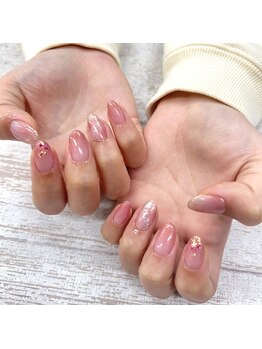 ドライフラワーネイル♪