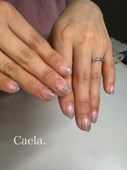 カエラ(Caela)/ラメグラデーションネイル