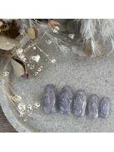 アヴェックアムール 豊田(avec amour)/natural ぷっくりオーロラネイル