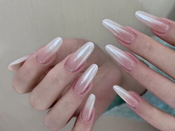 センスネイル(Sense Nail)/ホワイト×ゴールドネイル