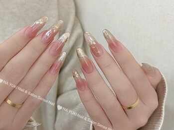 ミラーお花ネイル