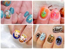 にっこりネイル/手描きアート♪