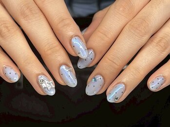 シオネイルサロン 下北沢2号店(sio.nailsalon)/パーツ込おまかせコース(90min)