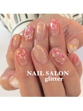 ネイルサロン グリッター(NAIL SALON glitter)/シェルネイル