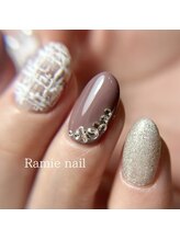 ラミーネイル(Ramie nail)/ストーン美爪