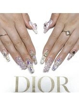 メル バイ ウィリートーキョー(MELL by wellytokyo)/長さだし持ち込みネイル　渋谷