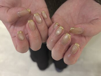 サンジュウヨン(34)/マグネット×ミラーネイル