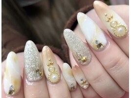 スカルプ・パールカラー・ラメ