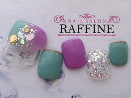 【フット】貝殻アート◆¥7990