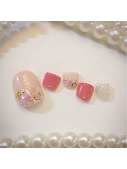 ビーケア 自由が丘店(B.care)/フットネイル¥7480