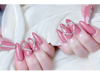 Mネイル/ピンクベージュ