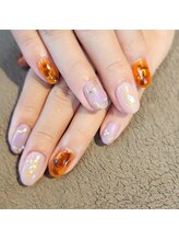 サヴァ アイラッシュアンドネイル(sava)/【べっ甲×ふわっとカラー】