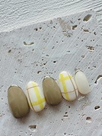 チェックネイル