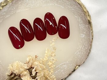 キャンアイドレッシー 町田/ボルドー ドット