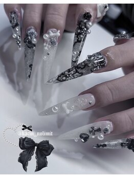 ノーリミットオオサカ 心斎橋(NOLIMIT.OSAKA)/フィルイン/長さだしネイル