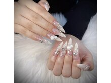 ルビーネイル93(RuByNail93)の雰囲気(チップ長さだしやり放題)