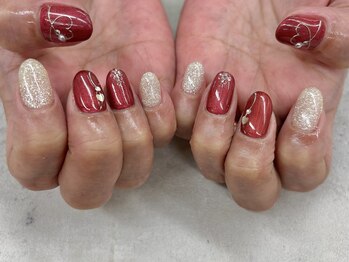 ネイルサロン ドゥ(Nail Salon Doux)/【ラテリア】シンプルハート
