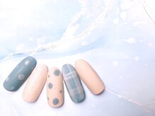 ネイルサロン&スクール ジーナ(GINA)/ふんわりドットネイル
