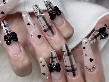 MiO nail【長さ出し/持ち込み/パラジェル/マグネット/ワンホン/フットネイル】の写真/【持ち込み大歓迎×つけ放題】パーツ豊富×高再現率で理想を追求!やりたいを詰め込む自分だけの贅沢ネイル