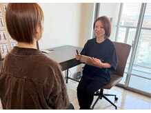 ウェルネ 糸島前原院の雰囲気（やせたい理由は人それぞれ。まずはこれまでの事お聞かせください）