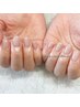 【Hand】【人気No1★爪悩み解決】美フォルムワンカラー/ラメグラデーション