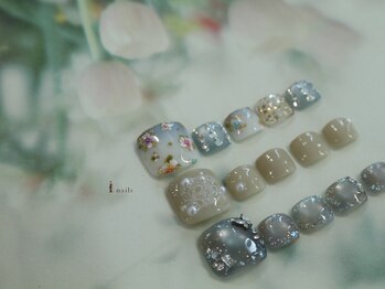 アイネイルズ 横浜WEST店(I-nails)の写真/フットデザインも充実！種類豊富な店内サンプルをたくさんご用意！