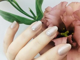 プチビジュージェルネイル￥9350