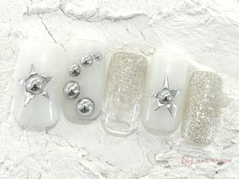 ネイルメゾン 池袋店(NAIL MAISON)/星ドット¥6980