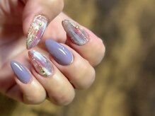 レア(Le'a)/ニュアンスチェックネイル