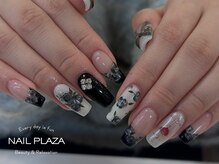 ネイルプラザ 河原町OPA店(NAIL PLAZA)/手描きバラネイル