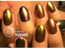 ブルージャムネイル(BLUE.JAM.nail)/少しずつ色が違うミラーネイル♪