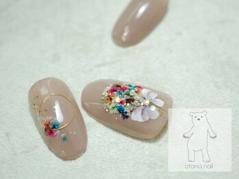 オトナネイル(otona nail)/ボタニカルフラワーブーケネイル