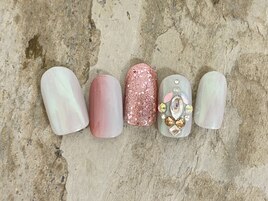 秋色ネイル