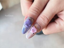 ユニコーンキャラクターネイル