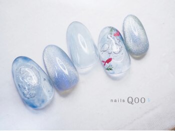 ネイルズ クー(nails Qoo)/トレンドのバブルネイル