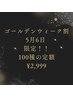 【ゴールデンウィークのお得なクーポン☆】100種類の定額コース☆