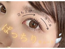 サロン ティアラ ツキジ(salon tiala tsukiji)の雰囲気（根本立ち上げ、目尻流しデザイン。技術スタッフのみ本格サロン♪）