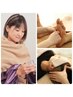 【巡りの良い身体に】よもぎ蒸し30分＋フットリフレ＆ドライヘッド60分