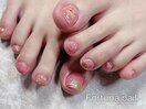 フット持ち込みニュアンスネイル