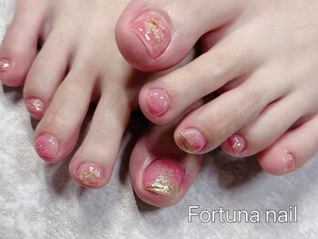 フォルトゥーナ 神田(Fortuna)/フット持ち込みニュアンスネイル
