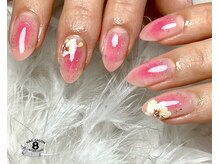 ネイルエイト 新百合ヶ丘(nail8)/春チーク＊お花