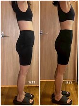 エバン 白金店(evan)/お客様の4ヶ月の変化☆