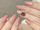 水光感ちゅるちゅるピンクネイル