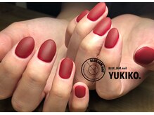 ブルージャムネイル(BLUE.JAM.nail)/ワンカラー+マットコート YUKIKO