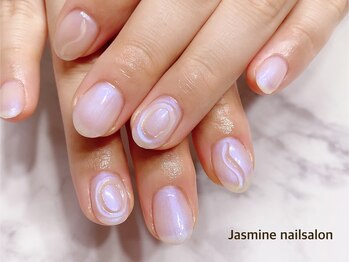 ジャスミンネイルサロン(Jasmine)/オーロラぷっくりネイル