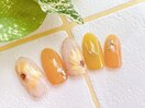 向日葵ネイル