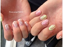 プルースラウンジ トウキョウ(Plus Lounge TOKYO)/パステルファイヤーネイル♪