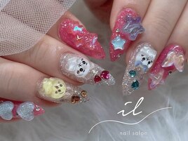 キャラクター×フラッシュネイル