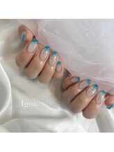 アゲート(Agate)/水滴ネイル