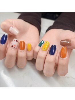 エンズネイル(O’s nail)/アシンメトリーネイル